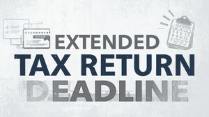 Extended tax return deadline
